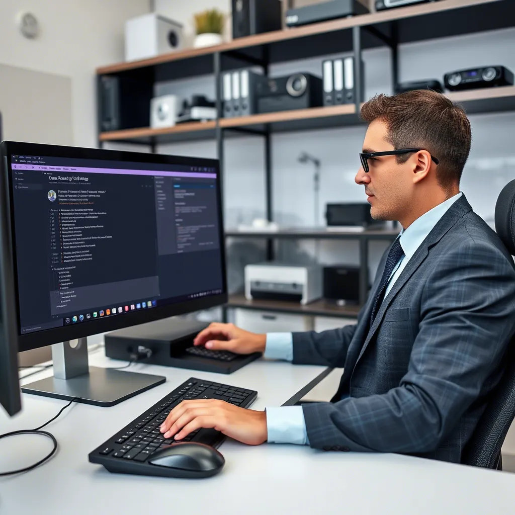 Cursos gratuitos para trabajadores - Hombre programando